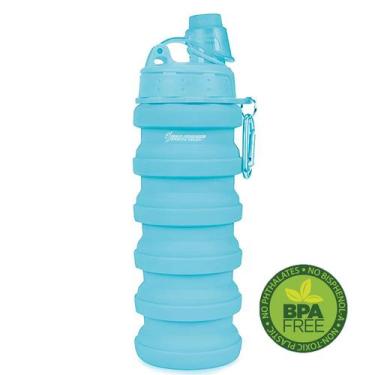 Imagem de Garrafa Silicone Gold Sports Walk Retrátil Dobrável Portátil 500ml -BP