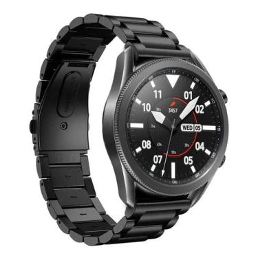 Imagem de Pulseira De Aço Para Galaxy Watch 3 41mm - Preto - t-shirck