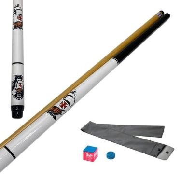 Imagem de Taco de Sinuca Oficial do Vasco V8 Desmontável Tacos Brasil