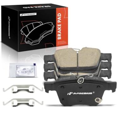 Imagem de A-Premium Conjunto de pastilhas de freio a disco de cerâmica traseiras compatível com Chrysler Grand Caravan 2021-2023, Pacifica 2017-2022, Voyager 2020-2022, 4 peças