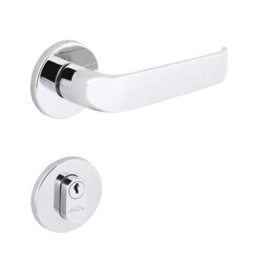 Imagem de FECHADURA VICTÓRIA ZAMAC CROMADA 55mm AROUCA, Externo