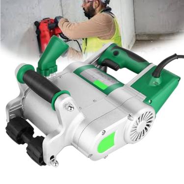 Imagem de 星姿 Caçador elétrico de parede 1100w, máquina de corte de parede de concreto portátil, profundidade de ranhura de 20-30 mm, design suspenso com caixa de transporte, largura ajustável, para arenito de