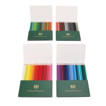 Imagem de Lápis de Chumbo de Madeira Lápis de Cor Lápis de Madeira Multicoloridos Misturáveis ​​Lápis de Cor à Base de óleo para Adultos 80 Unidades Conjunto de Lápis de Colorir Profissional