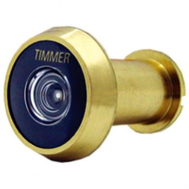 Imagem de Visor Olho Mágico Timmer Extra Longo LP Dourado 200º - 74755 - Dovale