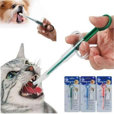 Imagem de Aplicador De Comprimidos Pet Para Cães E Gatos Pets Seringa Alimentado