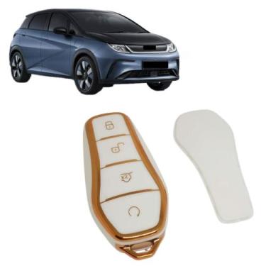 Imagem de Proteção Chave 4 Botões Byd Seal Dolphin Mini Bolt Ev King Yuan Han Ta