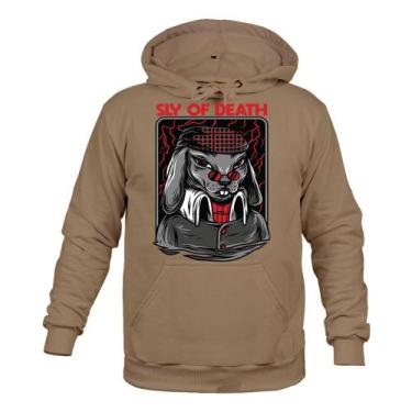 Imagem de Moletom 100% Algodão Quente Sly of Death - Surprass, Bege, G