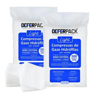 Imagem de Compressa de Gaze Hidrófila Premium 1500 Unidades 660 Gramas - Deferte