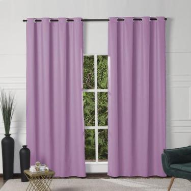 Imagem de Cortina Blackout de PVC 2,80m x 2,50m Lilas para Varão Simples - Feffo