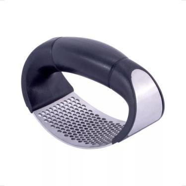 Imagem de Amassador Triturador Espremedor De Alho Em Aço Inox - Home & More