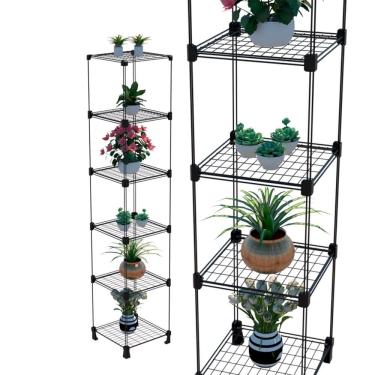 Imagem de Prateleira Estante para Vasos Jardim Vertical 150cm Altura para Horta Temperos Casa