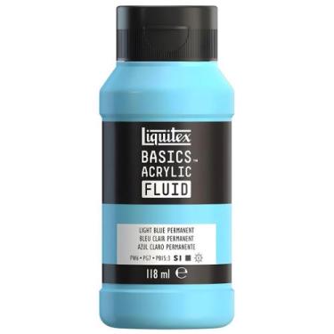 Imagem de Tinta acrilica basics fluid 118ml liquitex escolha a cor, 401 LIGHT BL