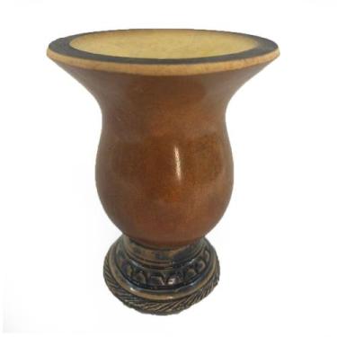 Imagem de Cuia Chimarrão de Porongo Natural Lisa Cod 704 - Forte