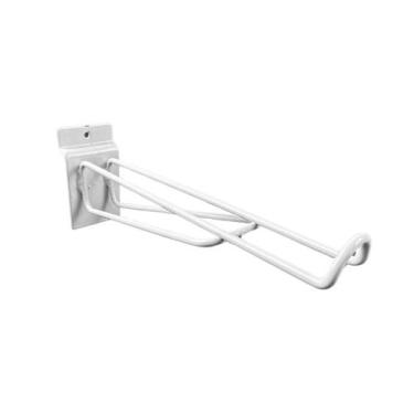 Imagem de 20 Mão Francesa Para Painel Arame 0,20 m 4mm Branco - Bedetti, Branco