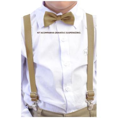 Imagem de Kit Suspensório Infantil + Gravata borboleta infantil varias cores - M