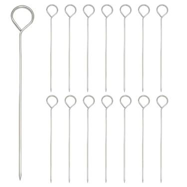 Imagem de Qoaimu 15 Peças de Laceradores de Peru para Amarrar Peru, Wraps Laceradores de Peru, Espetos de Metal de 5,8", Espetos de Frango Reutilizáveis, Espetos Multiuso para Amarrar Carne E Aves, Suprimentos