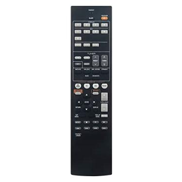 Imagem de Controle remoto de substituição RAV521 compatível com receptor AV de áudio/vídeo Yamaha HTR-3067 RX-V377 RX-V373 RX-V375 RX-V377BL YHT-4910U RX-V385 RX-V475 ZJ66500