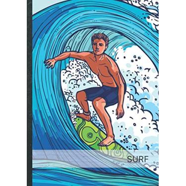Imagem de Surf: Bullet Journal für Surfer • Punktraster Notizbuch A4 • Soft Cover mit Register - 100 Seiten • Original by Goldesel • Dot Grid Notebook • Bullet ... Skizzenbuch, Zeichenbuch, Notizheft!