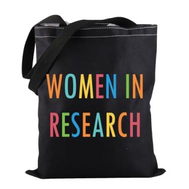 Imagem de PWHAOO Women in Research Scientist Tote Bag Phd Scientist Gift Scientific Research Gift, Bolsa feminina em pesquisa