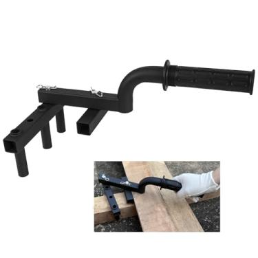 Imagem de KSWLOR Ferramenta de alisamento de tábua, ferramenta de alisamento de deck resistente para apertar as lacunas, ferramenta de alisamento de placa chave de arco para alisar e dobrar tábuas, ajuste