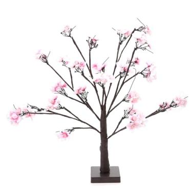 Imagem de 24pcs Luz LED Em Forma de árvore de Cerejeira Luz de Atmosfera Branca Muito Quente, para Decoração de Festa Em Casa, Não à Prova D'água, Uso Interno, Ideal para