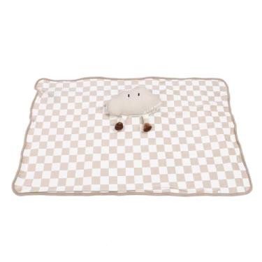 Imagem de Cobertor Aquecido, Cobertor Aquecido Seguro Com Bolso de Mão Alimentado por USB para Escritório (Cáqui)