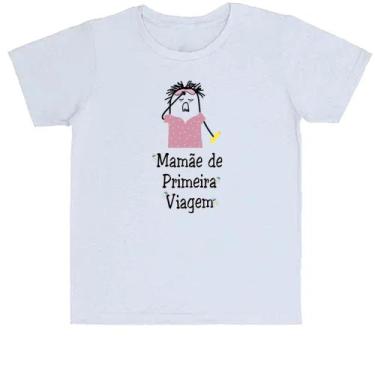 Imagem de Camiseta Infantil Dia das mães Flork primeira viagem - Alearts, 16