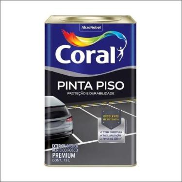 Imagem de Tinta Piso Premium Coral Pinta Piso 18L, Branco