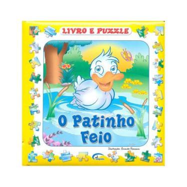 Imagem de Livro O Patinho Feio Literatura Clássica Com Quebra Cabeça - IBPEX
