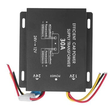 Imagem de Redutor do Regulador de Tensão do Carro, Protetor de Sobrecarga do Conversor de Tensão de 24V a 12V DC para Caminhões (30a)
