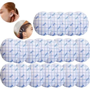 Imagem de Kit 20 Adesivo Protege Ouvido Orelha Piscina Natação Banho - Protetor 