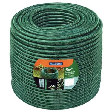 Imagem de Mangueira Flex Tramontina Verde Em Pvc 3 Camadas 200 M Tramontina