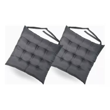 Imagem de Jogo com 2 assentos de cadeira Decorativa Almofadas Futon 40x40cm - Ga