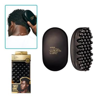 Imagem de KISS Colors & Care Twist King – Ferramenta de torção premium, durável de longa duração, duração 2x, define torções, qualidade profissional, estilo rápido e fácil, lavável, preto, 2 kg (KTWS04)