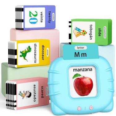 Imagem de Flashcards Bilíngues Eaever ABC - Brinquedos Educativos para Bebês