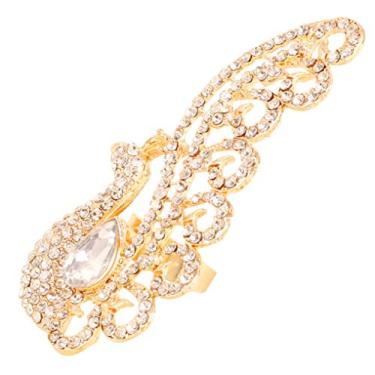 Imagem de Touchstone Anel de dedo de joias de designer indiano Bollywood para mulheres.