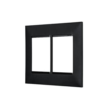 Imagem de PLACA 3 + 3 POSTOS 4X4 PRETA - PIAL PLUS+ - 618516PT