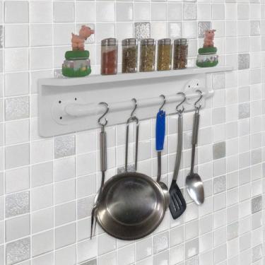 Imagem de Prateleira para Temperos e Suporte Utensílios e Panelas Cozinha Estilo