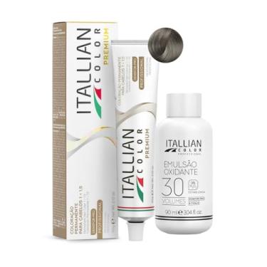 Imagem de Coloração Itallian Color 8.89 Louro Claro Perola 60g + Ox 30 Vol 90g