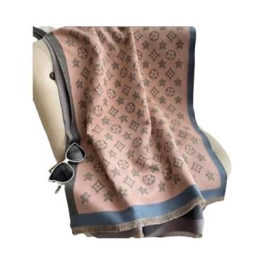 Imagem de Cachecol De Caxemira Estilo Boêmio Feminino Para Outono Inverno Quente