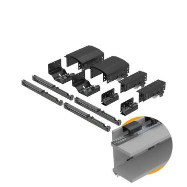 Imagem de It Sistema Para Porta de Correr Rometal Dominus  2 Portas  50 A 80 Kg,