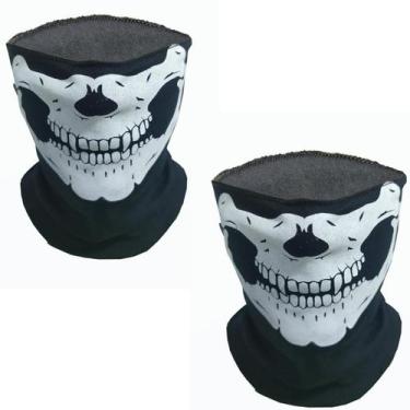 Imagem de Bandana Gola Lenço Caveira Motociclista Kit Com 30 Un - Sene