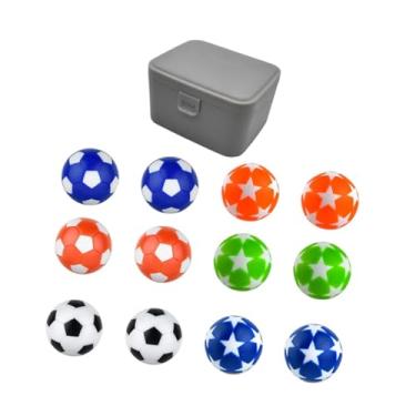 Imagem de Dynwave Bolas de pebolim para jogos de mesa oficiais Mini tabela de bolas de futebolistas pequenos suprimentos de festas resin tabela de futebol de futebol de, Option a, 3.2 Cm