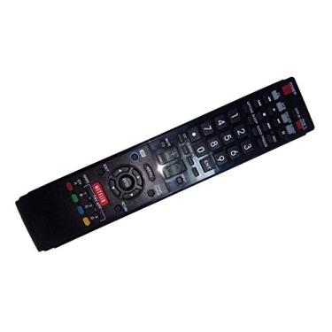 Imagem de Controle remoto substituído compatível com Sharp LC-60LE845U LC-60LE640UC LC-46LE832W LC-40LE820UN LC-60LE835U LC46LE830 AQUOS LED LCD HD TV com botão Netflix 3D