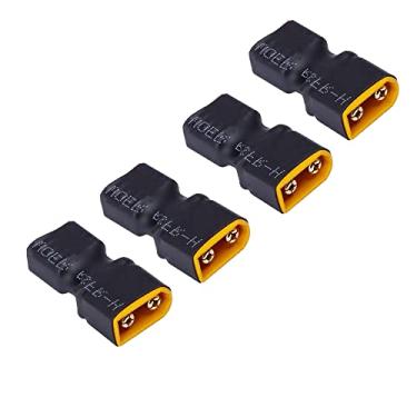 Imagem de Yiqigou Pacote com 4 conectores XT60 macho para conector fêmea Deans T Plug sem adaptador de fio para RC carro avião bateria Lipo ESC
