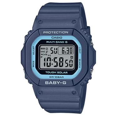 Imagem de Casio] [Relógio de pulso Baby-G rádio solar BGD-5650-2JF feminino azul, Azul, Moderno