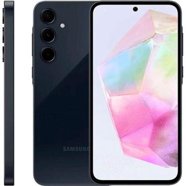 Imagem de Smartphone Samsung Galaxy A35, 6,6, 128 GB, 5G, Android 14, Azul Escur