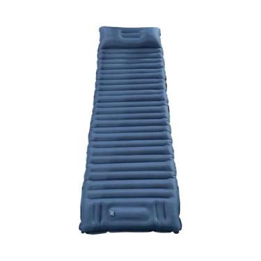 Imagem de Colchão Inflável Ultraleve para Camping com Travesseiro - Almofada de 