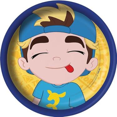 Imagem de Prato Luccas Neto - Embalagem com 8 unidades.