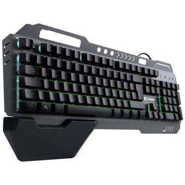 Imagem de Teclado Gamer Armor Abnt2 Multimidia Led 7 Cores 1.8 M Usb S